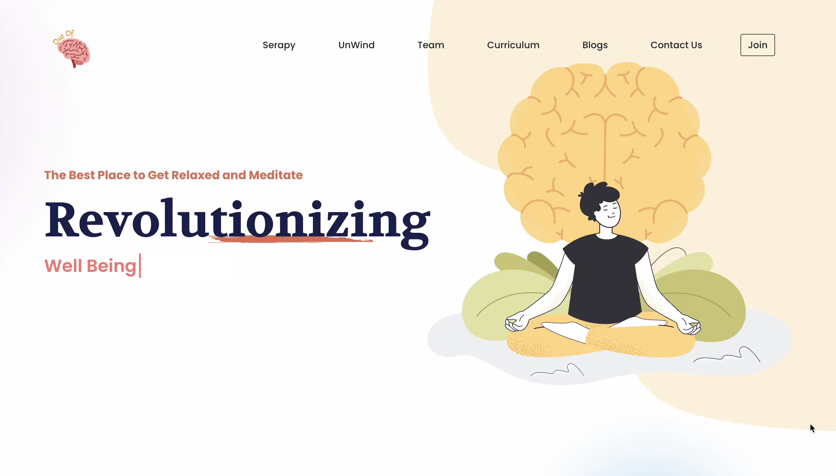 startup website template